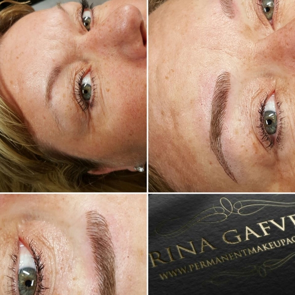 Фото в Испании от PermanentMakeup: бровки, 3Д вариант