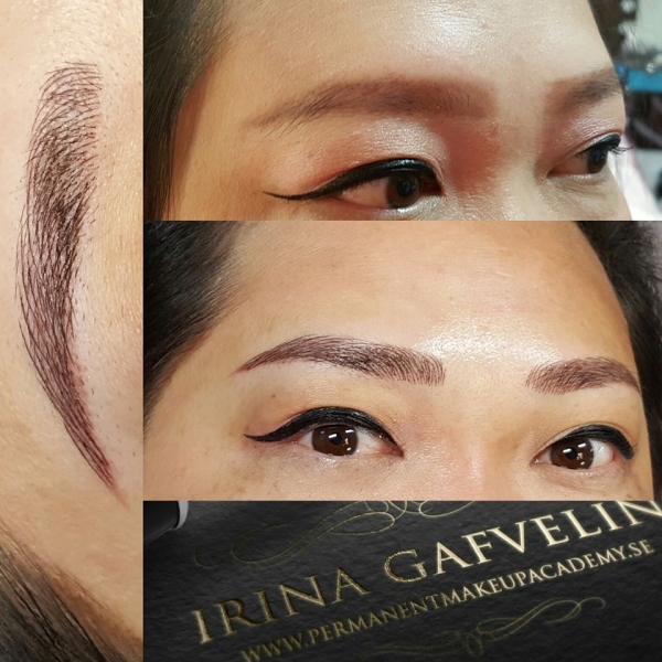 Фото в Испании от PermanentMakeup: вариант работы с бровями