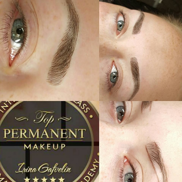 Фото в Испании от PermanentMakeup: бровки в 3Д