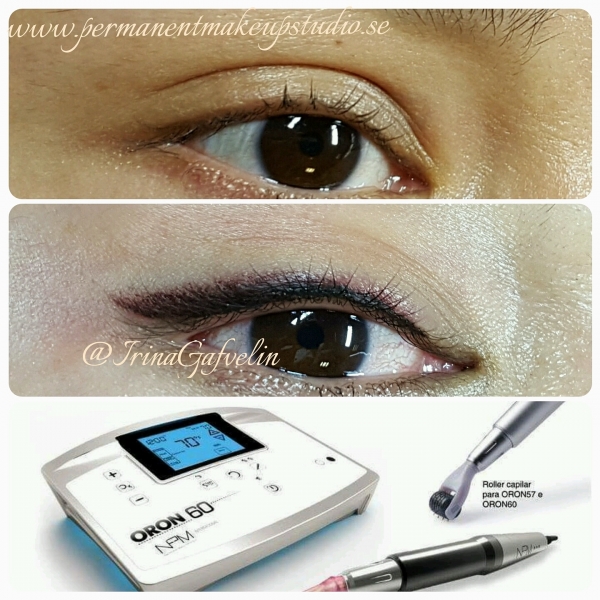 Фото в Испании от PermanentMakeup: стрелки с лёгкой растушевкой