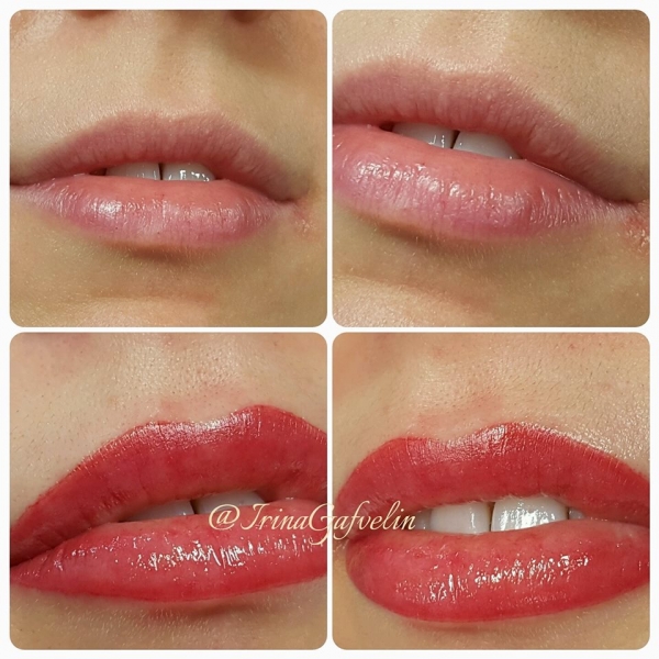 Фото в Испании от PermanentMakeup: губки в акварельний технике 2