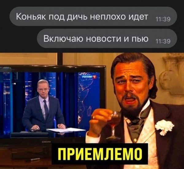 Коньяк под дичь неплохо идёт