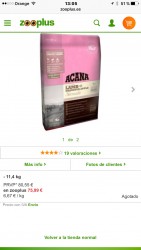 Упаковка корма для собак ACANA с ягненком и яблоком — CostaSpain.net Упаковка корма для собак ACANA с ягненком и яблоком