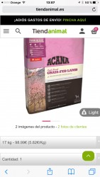 Упаковка корма для собак ACANA с ягненком — CostaSpain.net Упаковка корма для собак ACANA с ягненком