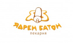 Логотип пекарни с названием и изображением хлеба