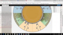 Схема seating-планировки стадиона с секторами и местами
