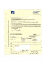 Документ подтверждения страховки для автомобиля на 30 дней