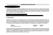 Отказ в выдаче сертификата о налоговых обязательствах
