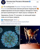 Вирус Западного Нила и комар на фоне — CostaSpain.net Вирус Западного Нила и комар на фоне