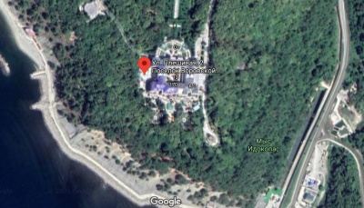 Спутниковый снимок местности с указанием адреса