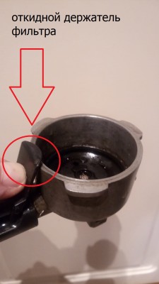 portafiltro de café
