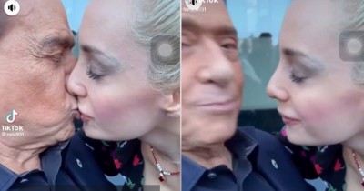 Два человека, целующиеся на камеру — CostaSpain.net Два человека, целующиеся на камеру