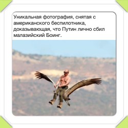 Мужчина без рубашки на большом орле в воздухе