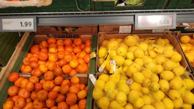 Цены на мандарины и лимоны в Испании