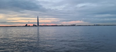 Санкт-Петербург со стороны залива