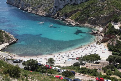 фото пляжа Cala Granadella, Хавея, Испания
