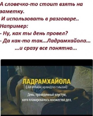 Смешной текст о новом слове и его значении