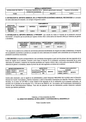 Документ с финансовыми данными и расчетами пособий — CostaSpain.net Документ с финансовыми данными и расчетами пособий