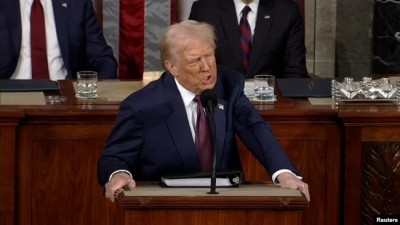 Дональд Трамп выступает с обращением к Конгрессу. <br />4 марта 2025 года — CostaSpain.net Дональд Трамп выступает с обращением к Конгрессу. <br />4 марта 2025 года