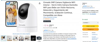 видеокамера WiFi Испания