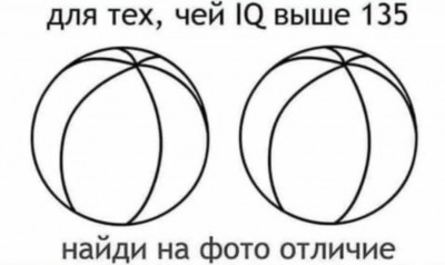 Два схематичных мяча с разными линиями