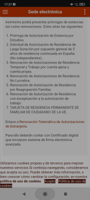 CITA PREVIA EXTRANJERÍA. LARGA DURACIÓN.