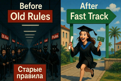 новые правила dyñ и работы для студентов в Испании