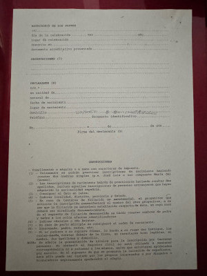 Документ, содержащий инструкции для регистрации актов о рождении.