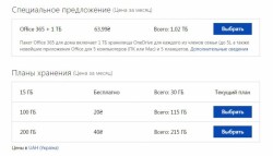 Специальное предложение Office 365 и планы хранения данных