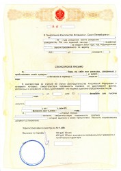 Спонсорское письмо для консульства Испании с данными заявителя