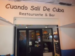 Вход в ресторан "Cuando Salí De Cuba