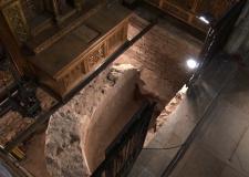 Археологические раскопки в историческом здании