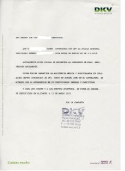 Страховка сертификат для продления внж в Испании