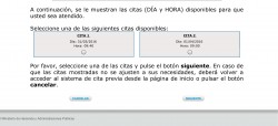 Выбор доступных дат и времени для записи на прием