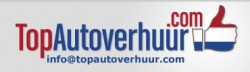 Логотип компании по аренде автомобилей с контактной информацией