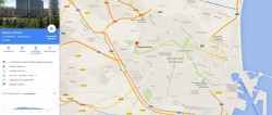 Карта с указанием зоопарка Биопарк Валенсия